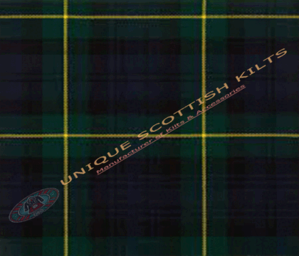 Gordon-Tartan Fabric - Running Yards - 16 Oz Weight, 54 inches Width