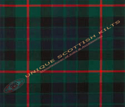 Gunn-Modern-Tartan Fabric - Running Yards - 16 Oz Weight, 54 inches Width