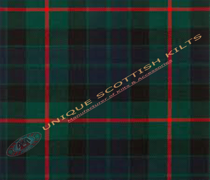 Gunn-Modern-Tartan Fabric - Running Yards - 16 Oz Weight, 54 inches Width