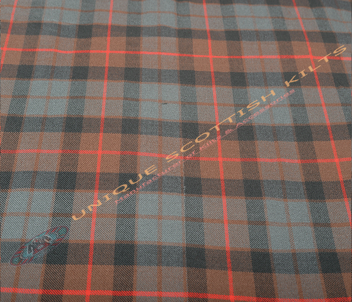 Gunn Weathered Tartan 8 Yard Kilt - Image 3