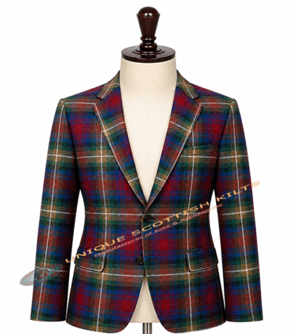 Isle Of Skye Tartan Coat - Premium Highland Handmade Jacket