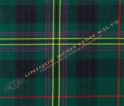 Kennedy-Modern-Tartan Fabric - Running Yards - 16 Oz Weight, 54 inches Width