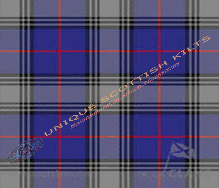 Kinnaird-Tartan Fabric - Running Yards - 16 Oz Weight, 54 inches Width