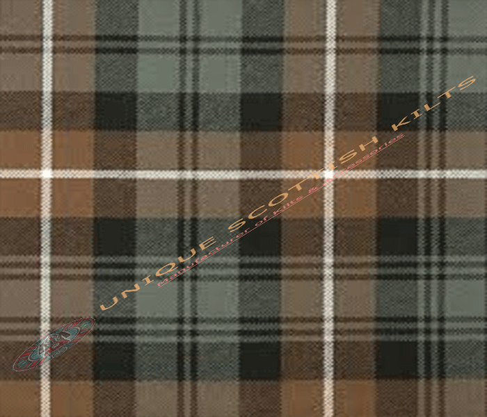 Lamont-Weathered-Tartan Fabric - Running Yards - 16 Oz Weight, 54 inches Width
