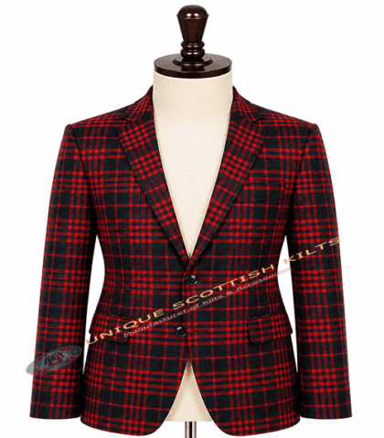 MacDonald Tartan Coat - Premium Highland Handmade Jacket