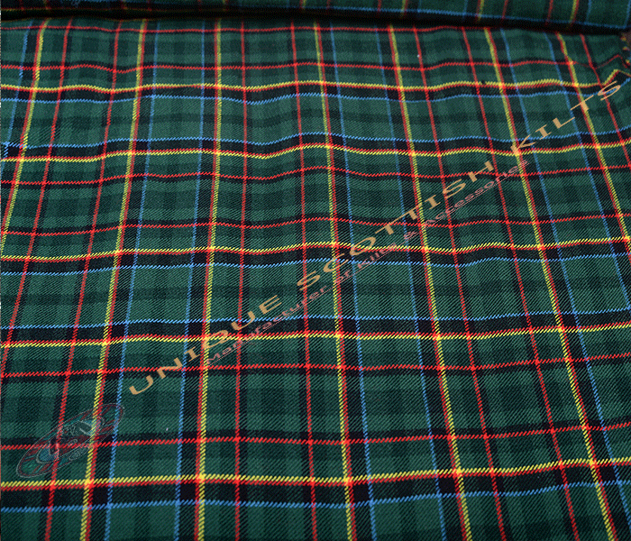 Macamly-Tartan Fabric - Running Yards - 16 Oz Weight, 54 inches Width