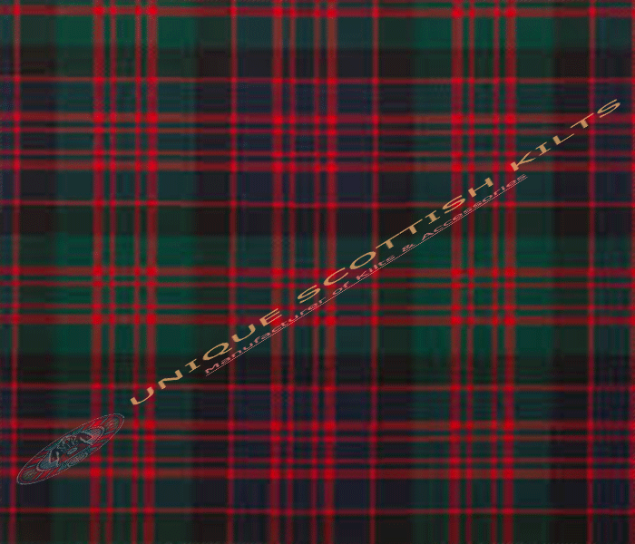 Macdonald-Tartan Fabric - Running Yards - 16 Oz Weight, 54 inches Width