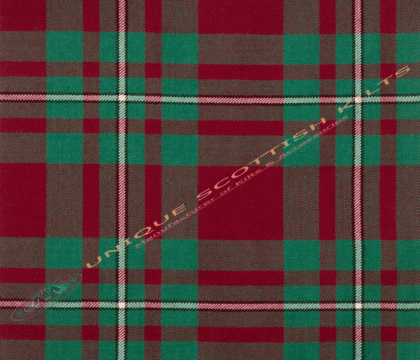 Macgregor-Hunting-Ancient-Tartan Fabric - Running Yards - 16 Oz Weight, 54 inches Width