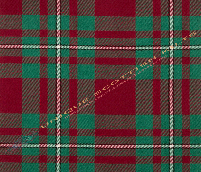 Macgregor-Hunting-Ancient-Tartan Fabric - Running Yards - 16 Oz Weight, 54 inches Width