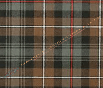 Mackenzie-Weathered-Tartan Fabric - Running Yards - 16 Oz Weight, 54 inches Width