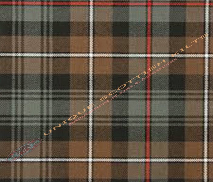 Mackenzie-Weathered-Tartan Fabric - Running Yards - 16 Oz Weight, 54 inches Width