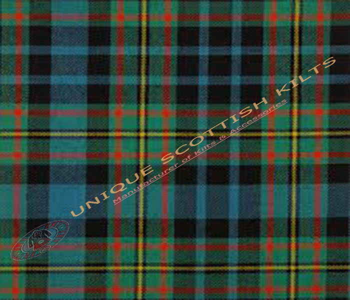 Maclellan-Ancient-Tartan Fabric - Running Yards - 16 Oz Weight, 54 inches Width