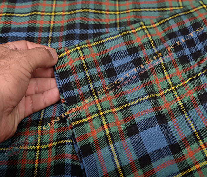 Maclellan-Ancient-Tartan Fabric - Running Yards - 16 Oz Weight, 54 inches Width - Image 3