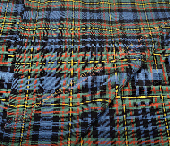 Maclellan-Ancient-Tartan Fabric - Running Yards - 16 Oz Weight, 54 inches Width - Image 2