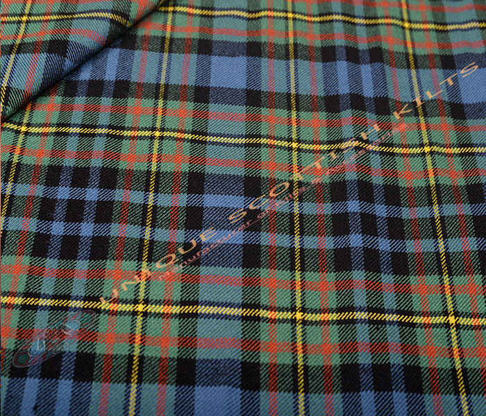 Maclellan-Ancient-Tartan Fabric - Running Yards - 16 Oz Weight, 54 inches Width