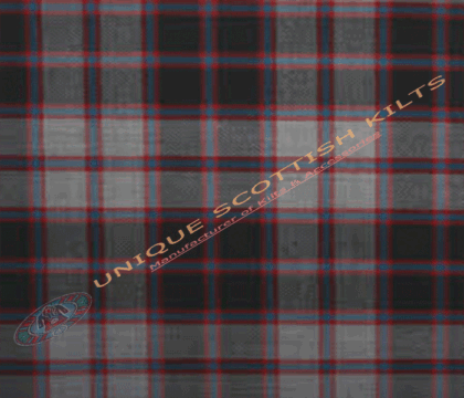 Macpherson-Hunting-Modern-Tartan Fabric - Running Yards - 16 Oz Weight, 54 inches Width