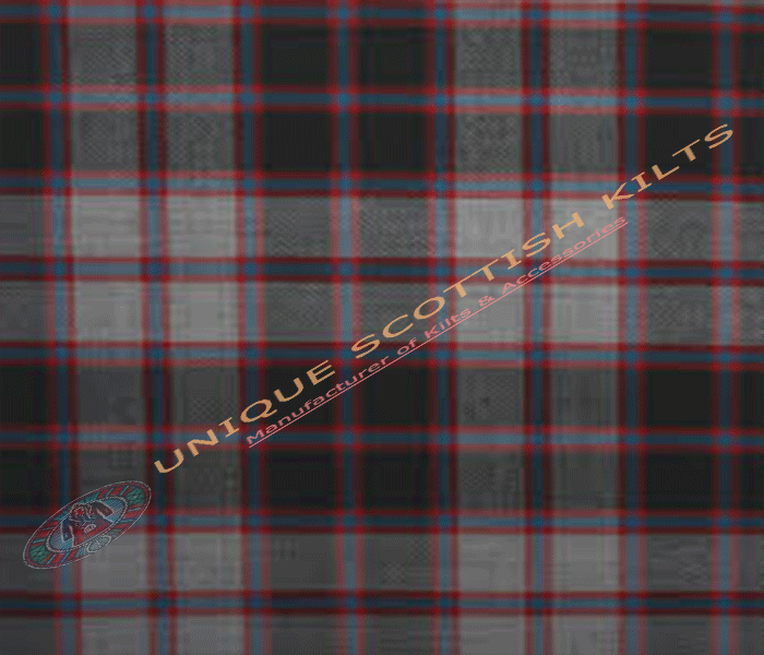 Macpherson-Hunting-Modern-Tartan Fabric - Running Yards - 16 Oz Weight, 54 inches Width