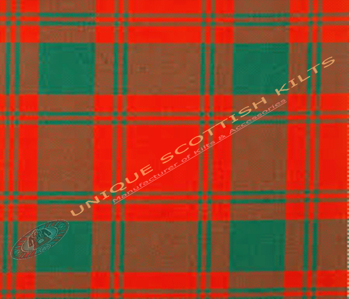 MacQuarrie-Tartan Fabric - Running Yards - 16 Oz Weight, 54 inches Width