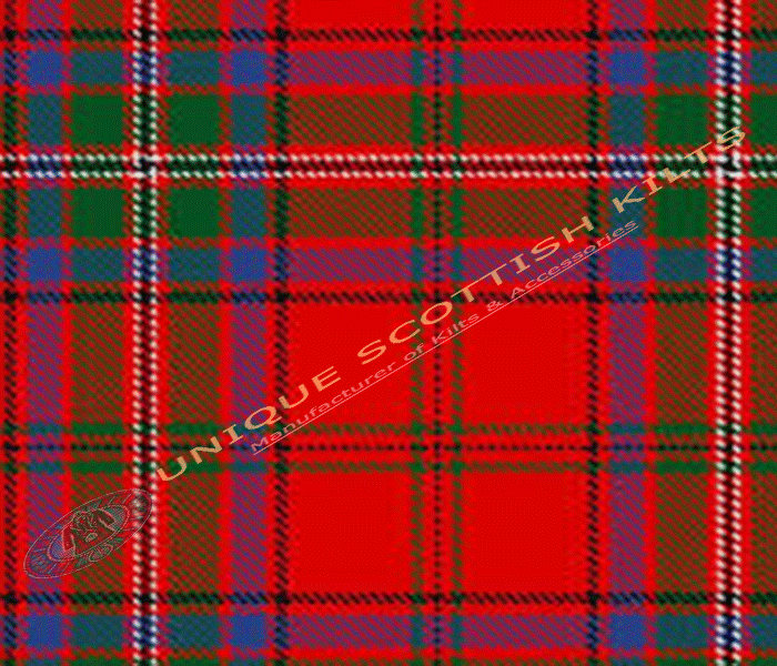 McClure-Family-Tartan Fabric - Running Yards - 16 Oz Weight, 54 inches Width