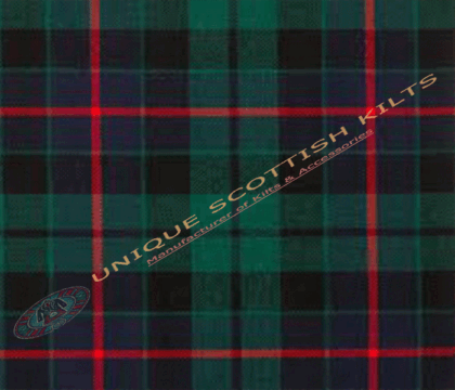 Morrison-Green-Modern-Tartan Fabric - Running Yards - 16 Oz Weight, 54 inches Width