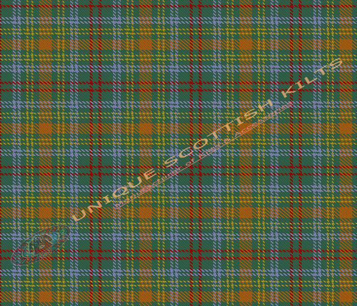 O'Brien-Tartan Fabric - Running Yards - 16 Oz Weight, 54 inches Width