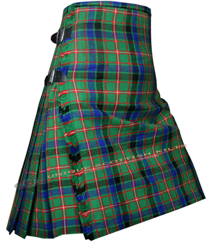 Scottish Handmade Reid Green Tartan 8 Yard kilt