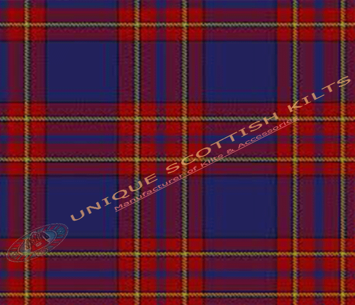 Salvation-Army-Tartan Fabric - Running Yards - 16 Oz Weight, 54 inches Width