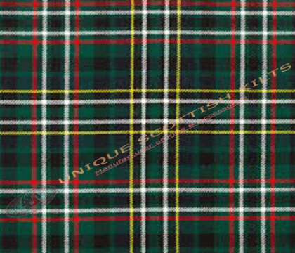Scott-Green-Modern-Tartan Fabric - Running Yards - 16 Oz Weight, 54 inches Width