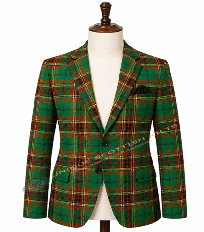 Tara Murphy Tartan Coat - Premium Highland Handmade Jacket