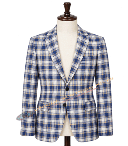 Yorkshire National Tartan Coat - Premium Highland Handmade Jacket