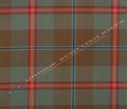 Young-Weathered-Tartan Fabric - Running Yards - 16 Oz Weight, 54 inches Width