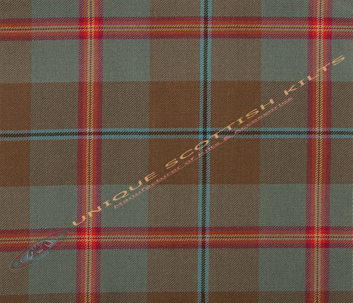 Young-Weathered-Tartan Fabric - Running Yards - 16 Oz Weight, 54 inches Width
