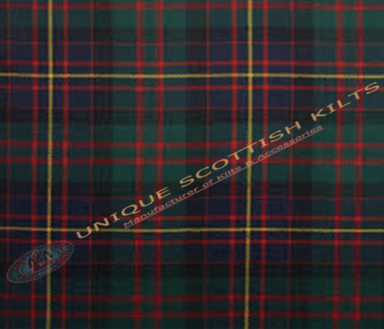 Cameron-Erracht-Modern-Tartan Fabric - Running Yards - 16 Oz Weight, 54 inches Width