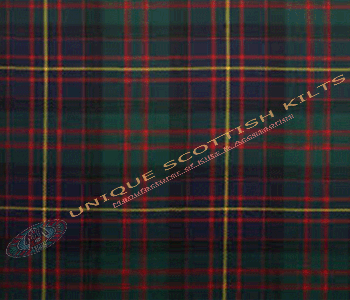 Cameron-Erracht-Modern-Tartan Fabric - Running Yards - 16 Oz Weight, 54 inches Width