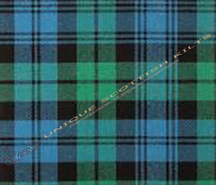Campbell-Ancient-Tartan Fabric - Running Yards - 16 Oz Weight, 54 inches Width