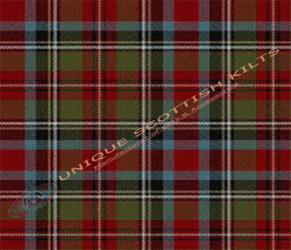Carolina-State-Tartan Fabric - Running Yards - 16 Oz Weight, 54 inches Width