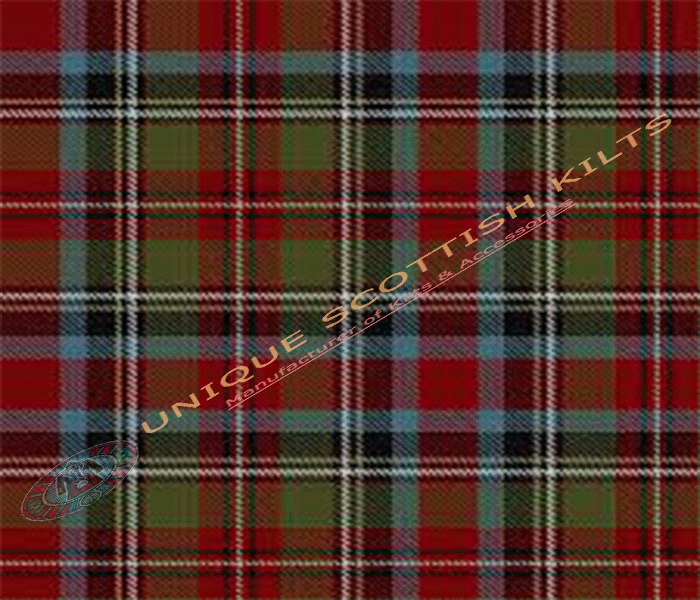 Carolina-State-Tartan Fabric - Running Yards - 16 Oz Weight, 54 inches Width
