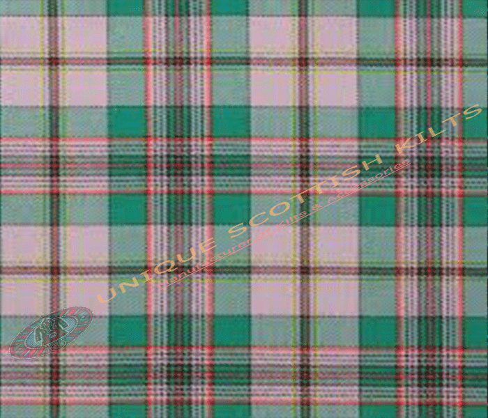 Craig-Ancient-Tartan Fabric - Running Yards - 16 Oz Weight, 54 inches Width