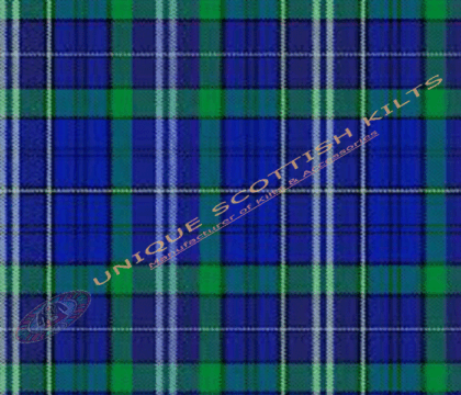 Davies-of-Wales-Tartan Fabric - Running Yards - 16 Oz Weight, 54 inches Width