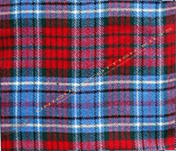 DunBroch-Tartan Fabric - Running Yards - 16 Oz Weight, 54 inches Width