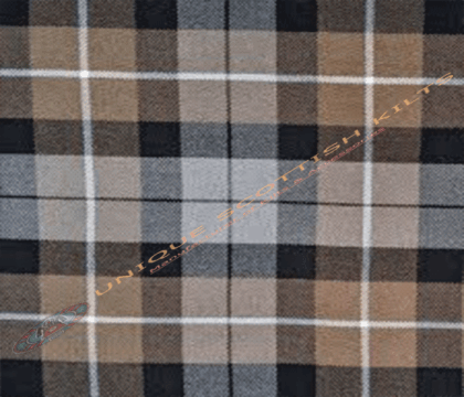 Garham-of-Montrose-Tartan Fabric - Running Yards - 16 Oz Weight, 54 inches Width