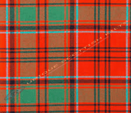 Granit-Ancient-Tartan Fabric - Running Yards - 16 Oz Weight, 54 inches Width