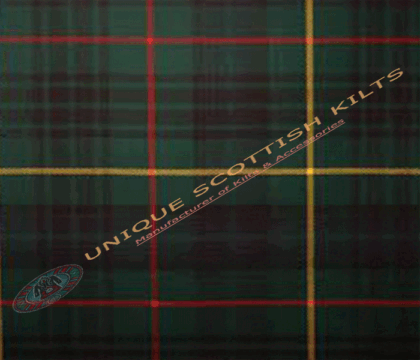Hunting-Stewart-Tartan Fabric - Running Yards - 16 Oz Weight, 54 inches Width
