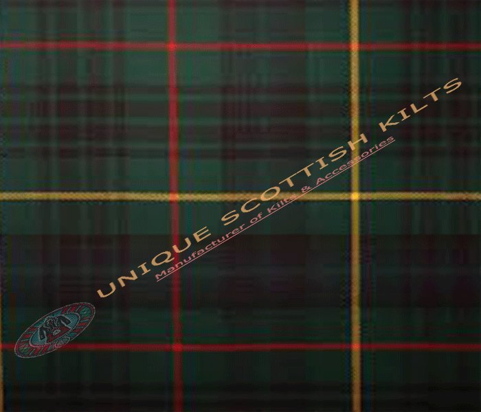 Hunting-Stewart-Tartan Fabric - Running Yards - 16 Oz Weight, 54 inches Width
