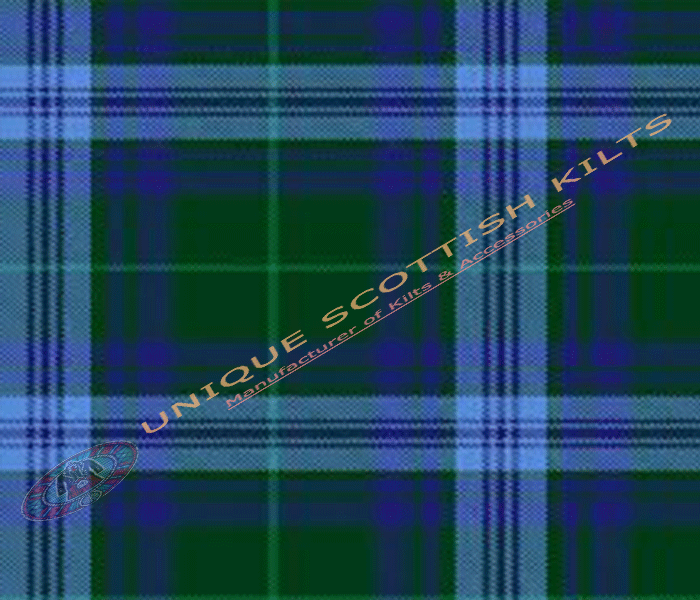 Jones-Clan-Welsh-Tartan Fabric - Running Yards - 16 Oz Weight, 54 inches Width