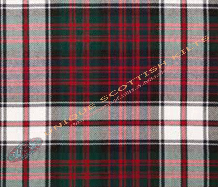 Macdonald-Dress-tartan Fabric - Running Yards - 16 Oz Weight, 54 inches Width
