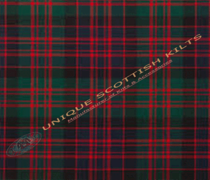 Macdonald-Tartan Fabric - Running Yards - 16 Oz Weight, 54 inches Width