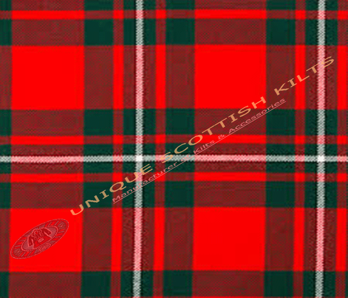 Macgregor-Modern-Tartan Fabric - Running Yards - 16 Oz Weight, 54 inches Width