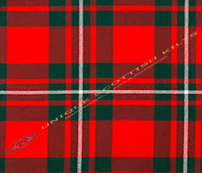Macgregor-Tartan Fabric - Running Yards - 16 Oz Weight, 54 inches Width