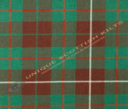 Mackinnon-Hunting-Ancient-Tartan Fabric - Running Yards - 16 Oz Weight, 54 inches Width